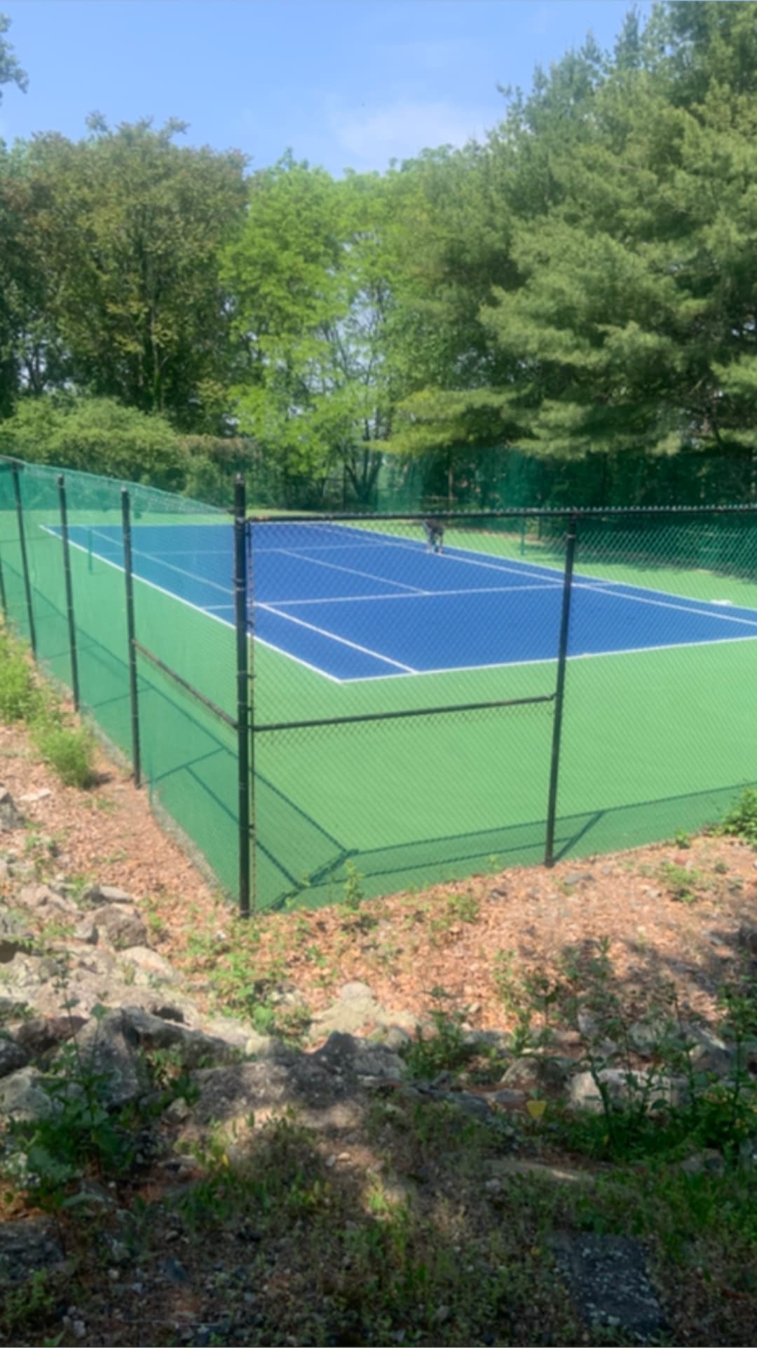 Asphalt sealcoating and sport court striping, Frank's Sealcoating, North Shore MA